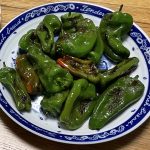 ピーマンの丸焼き