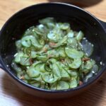 きゅうりの梅酢和え