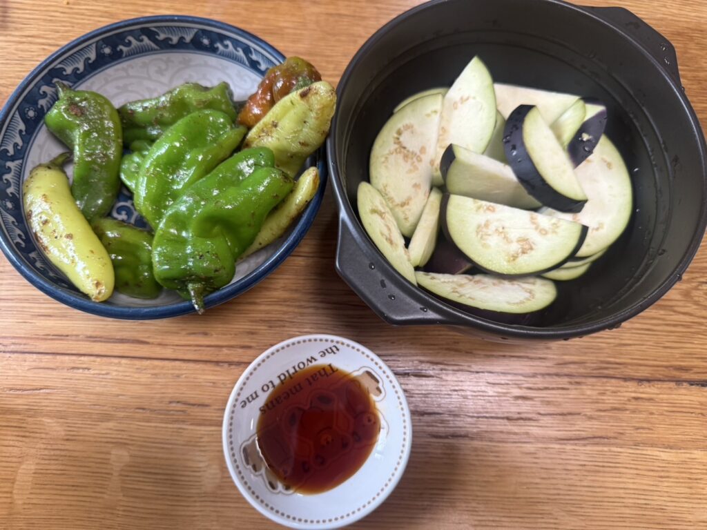 水茄子のお刺身